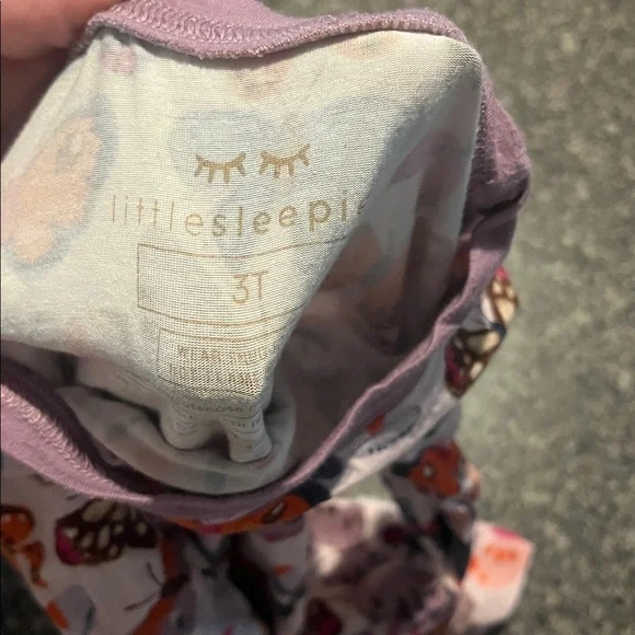 B-WP Butterfly Kisses Print Pajama Set by Little Sleepies - Picture 2 of 4